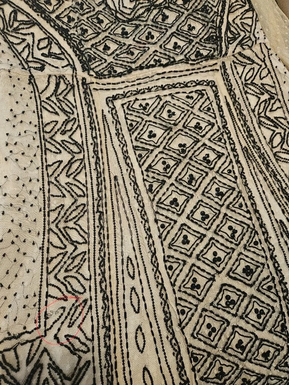 Free People Valentina Beaded Mini Dress